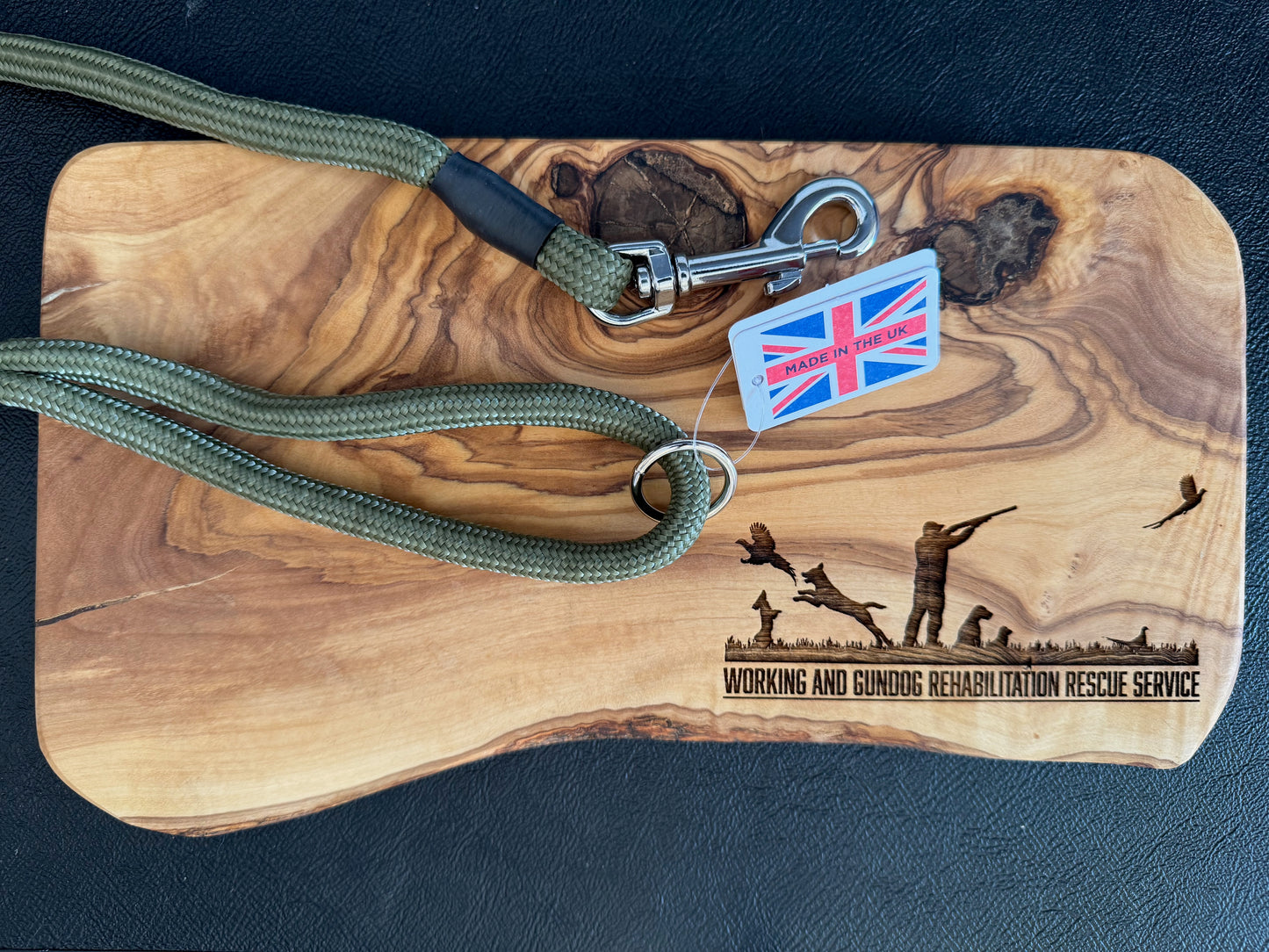 Braided clip lead (0.65m)