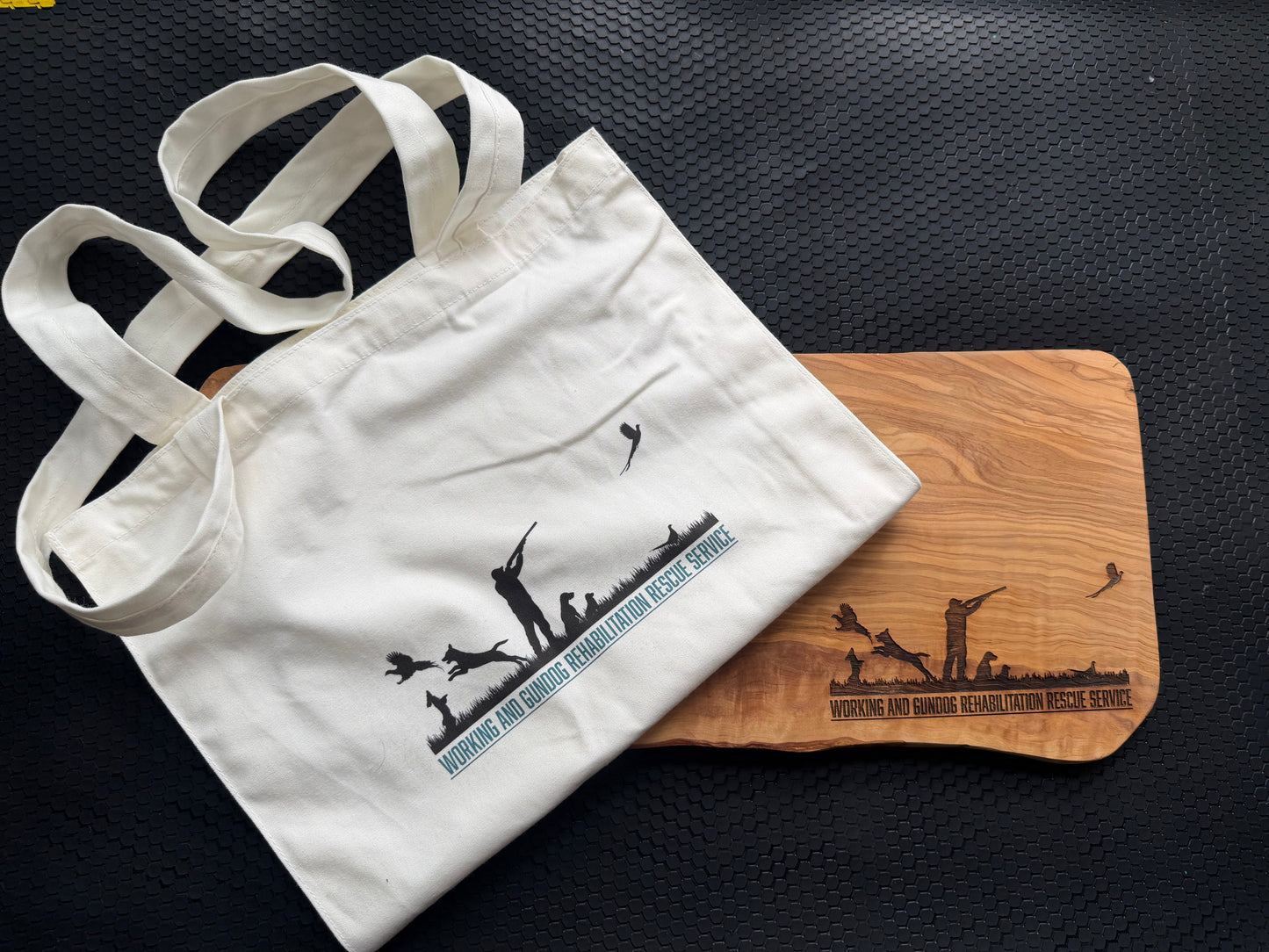 WaGRRS printed canvas shopping bag