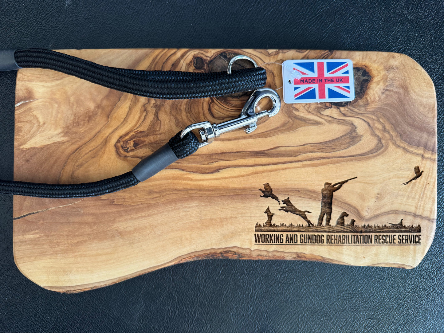 Braided clip lead (0.65m)