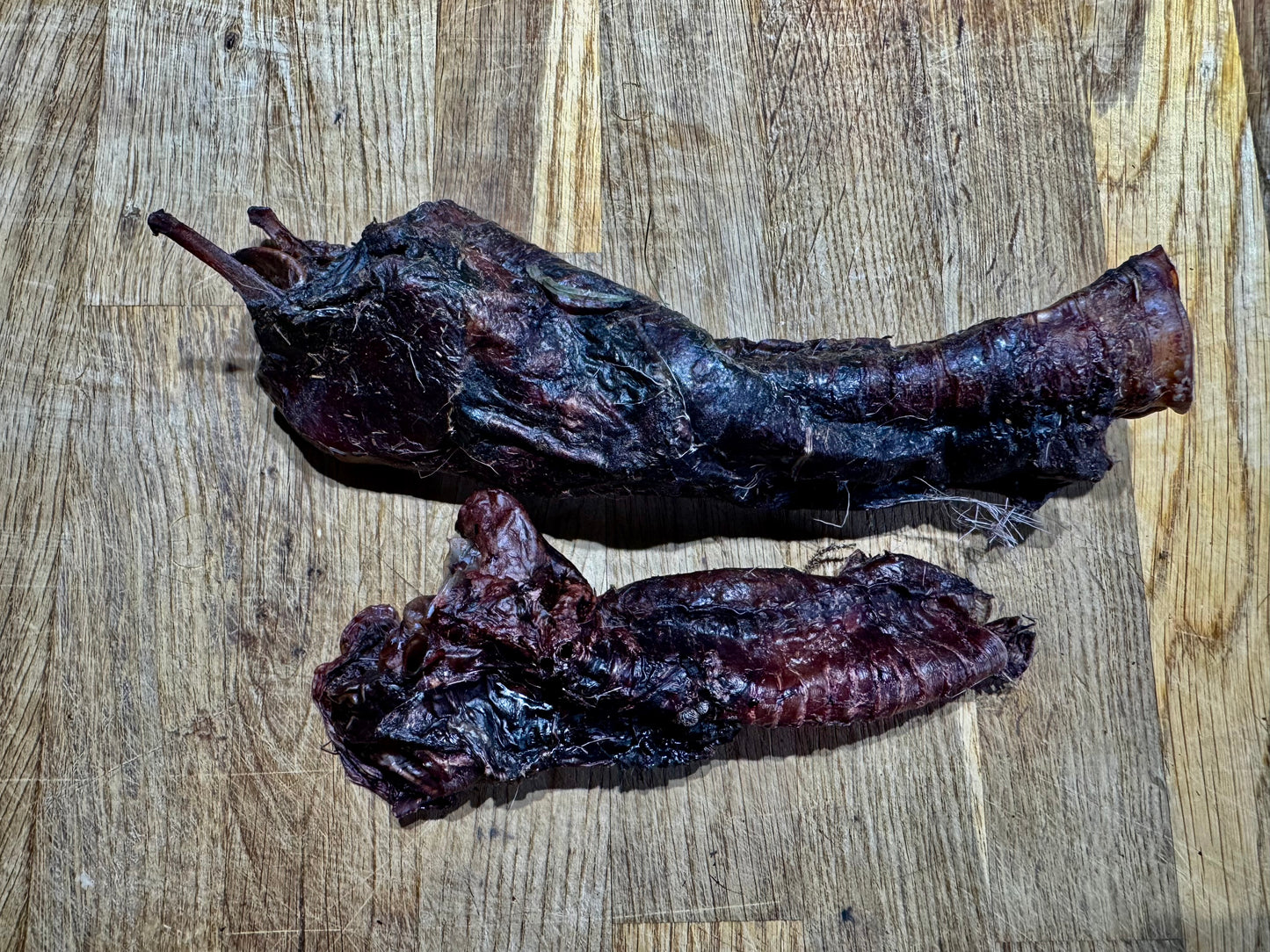 100% natural dehydrated Scottish venison tracheas treats.