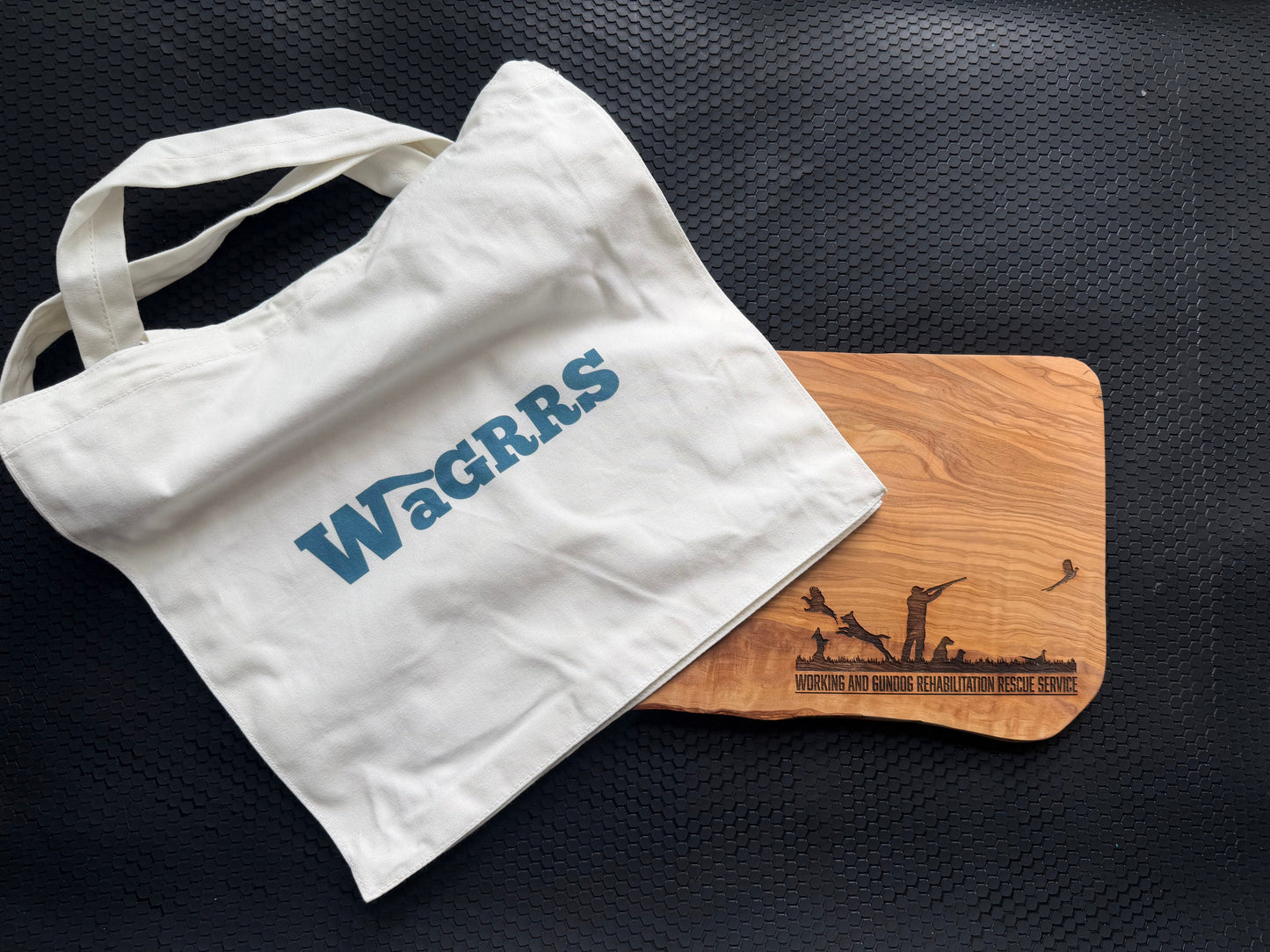 WaGRRS printed canvas shopping bag