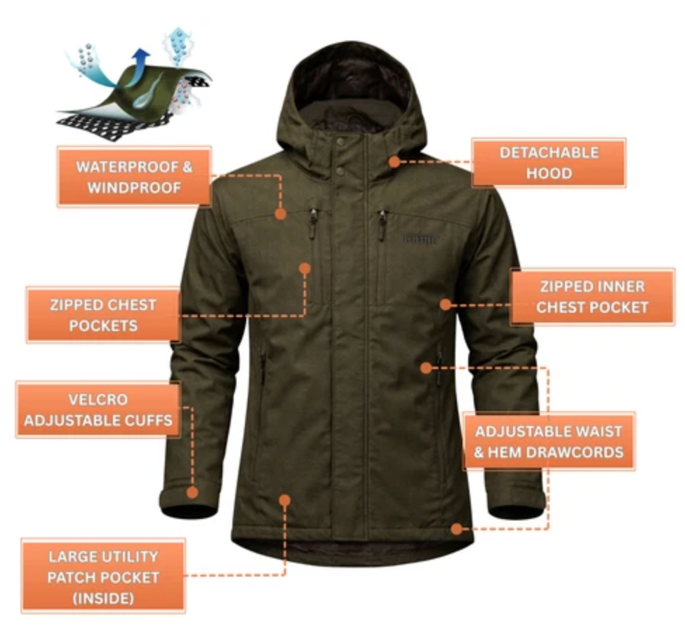 Game Mens Kendal Waterproof Jacket