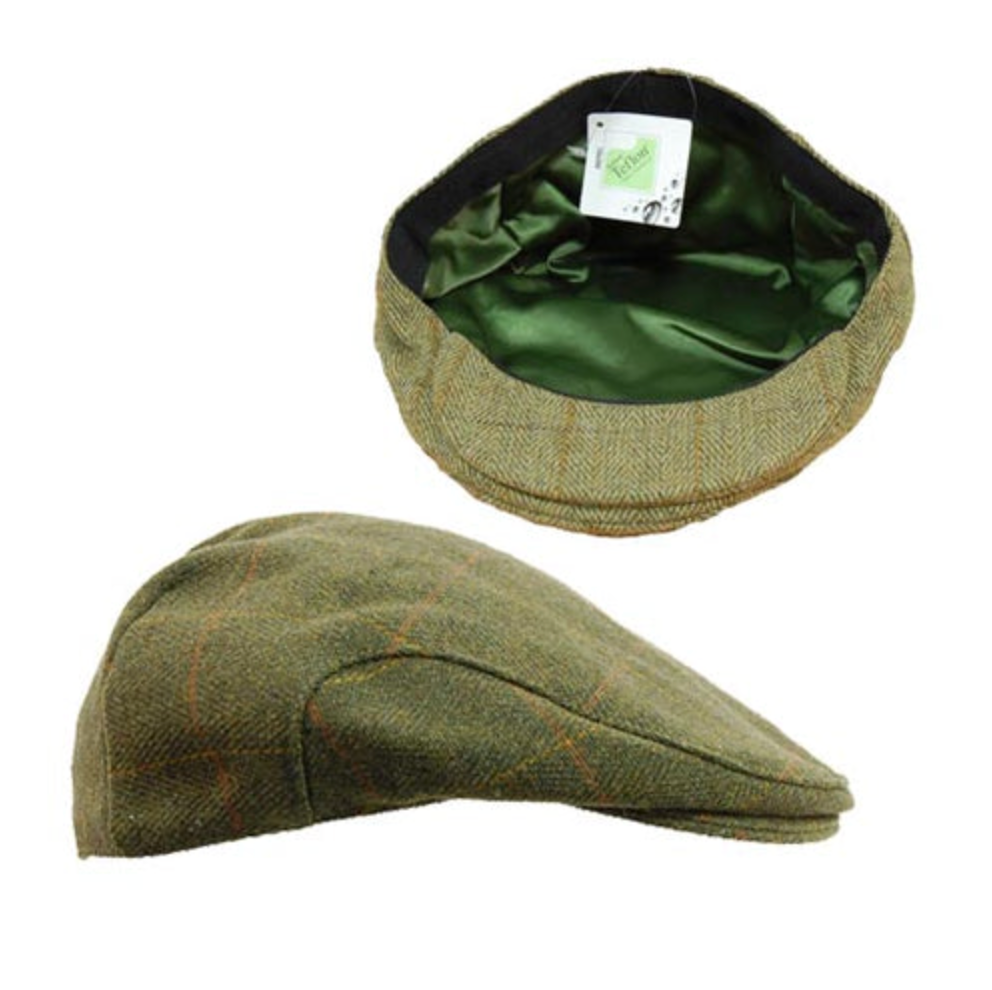 Game Tweed Flat Cap