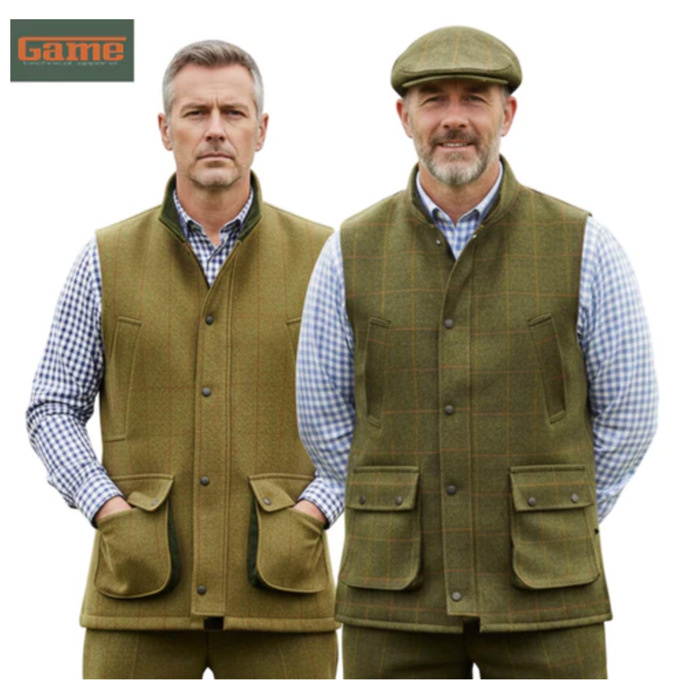 Men's Game Tweed Gilet