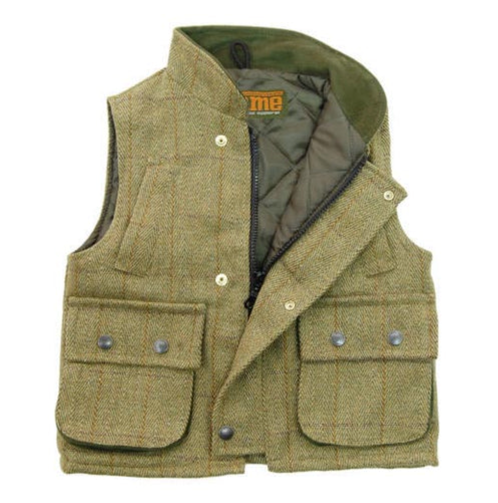 Children's Game Tweed Gilet