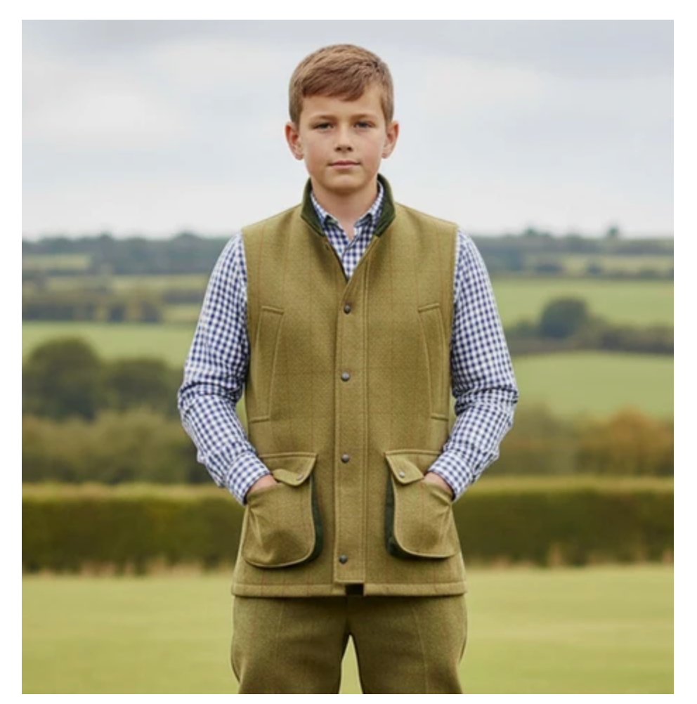 Children's Game Tweed Gilet