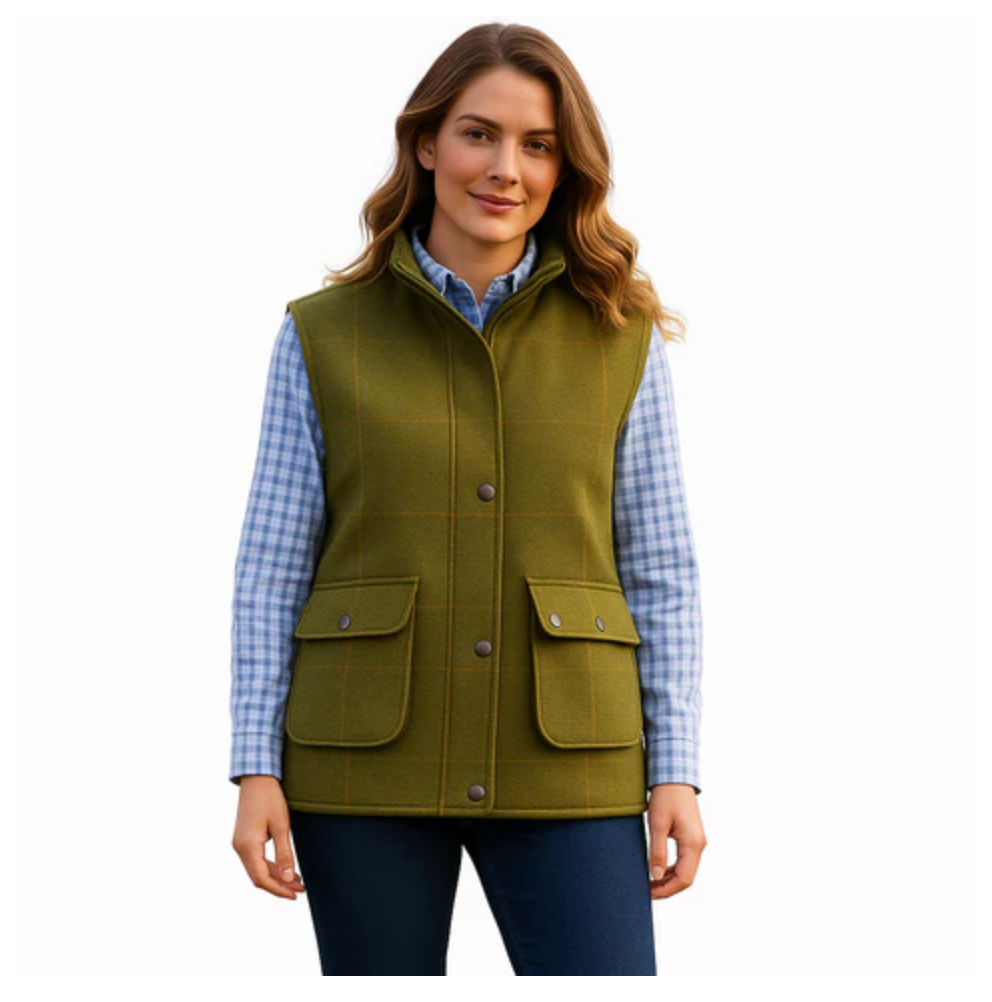 Ladies Game Tweed Gilet
