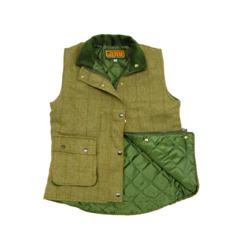 Ladies Game Tweed Gilet