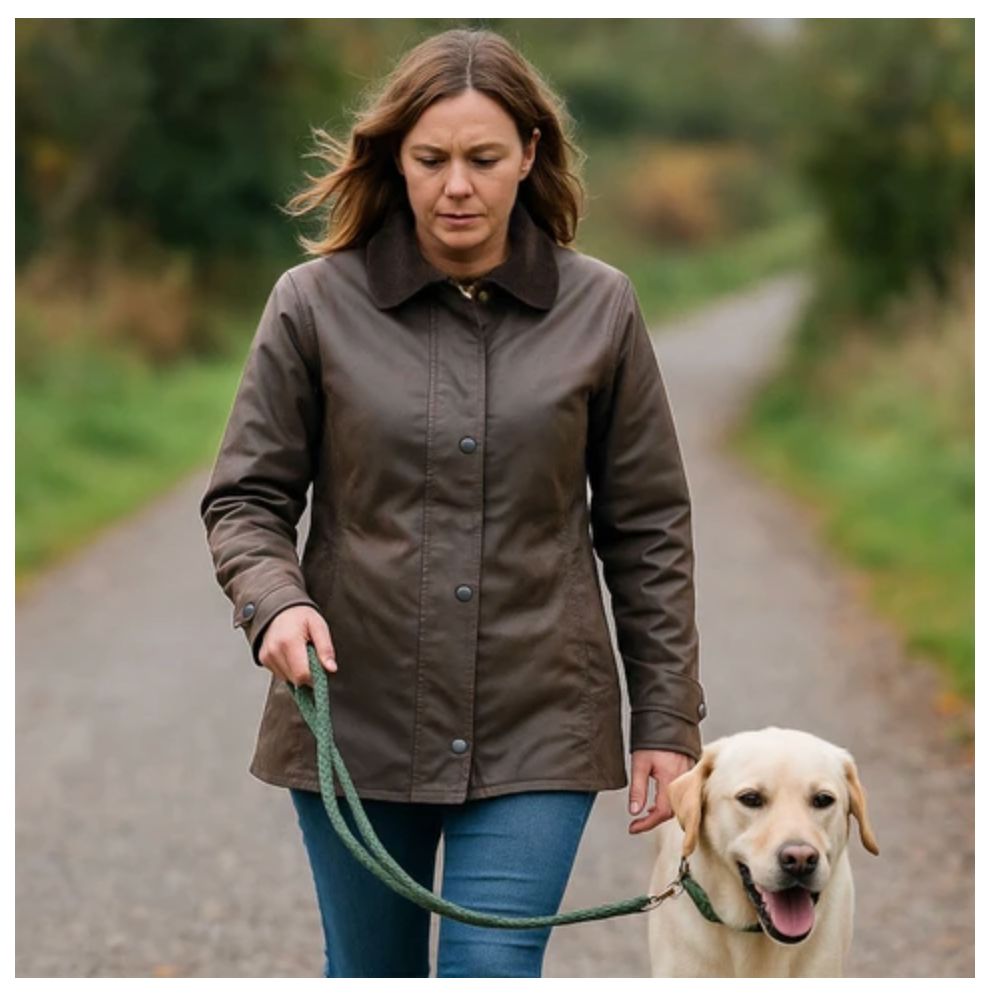 Ladies Game Fitted Antique Wax Jacket