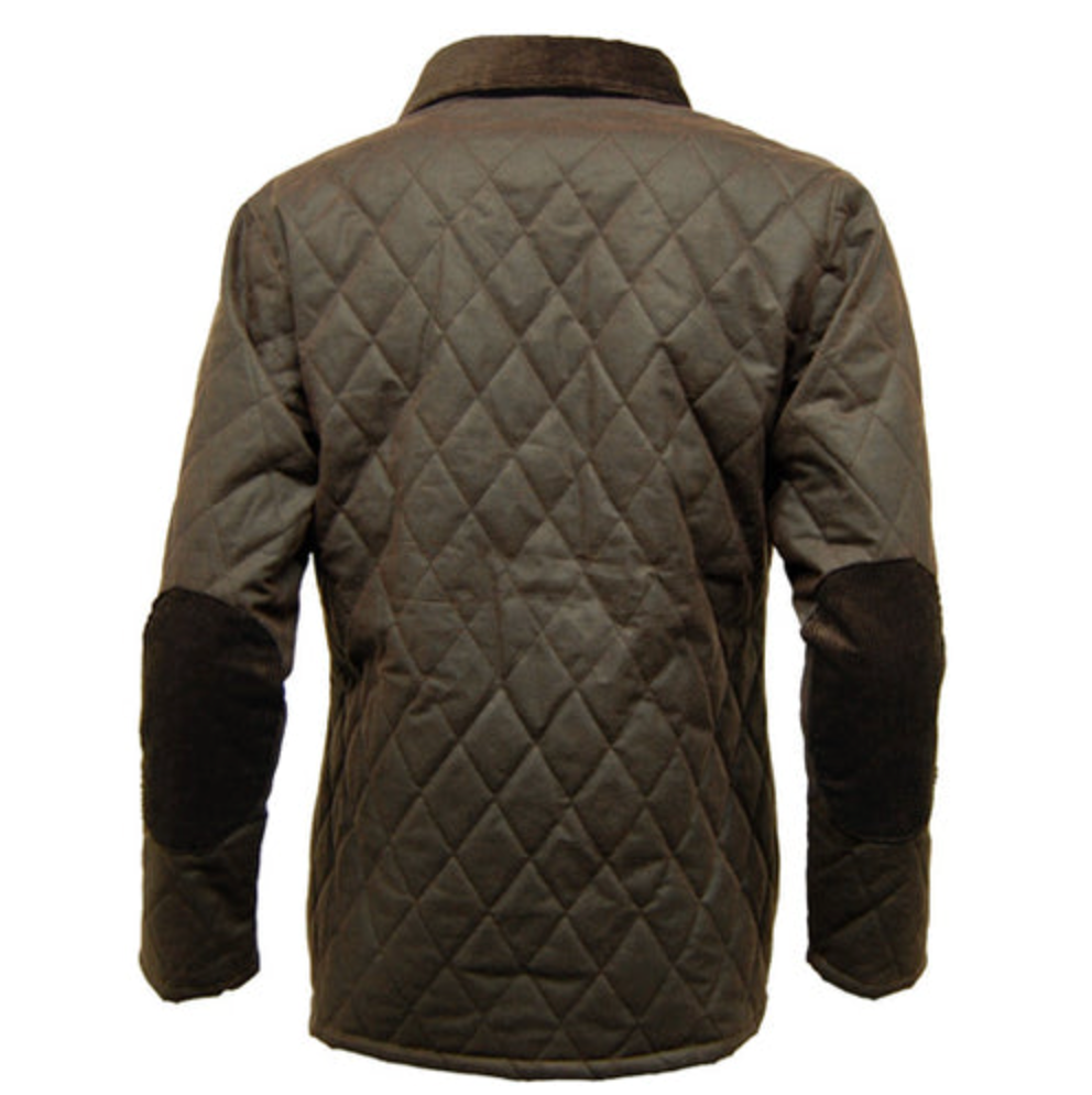 Game Zara Quilted Wax Jacket