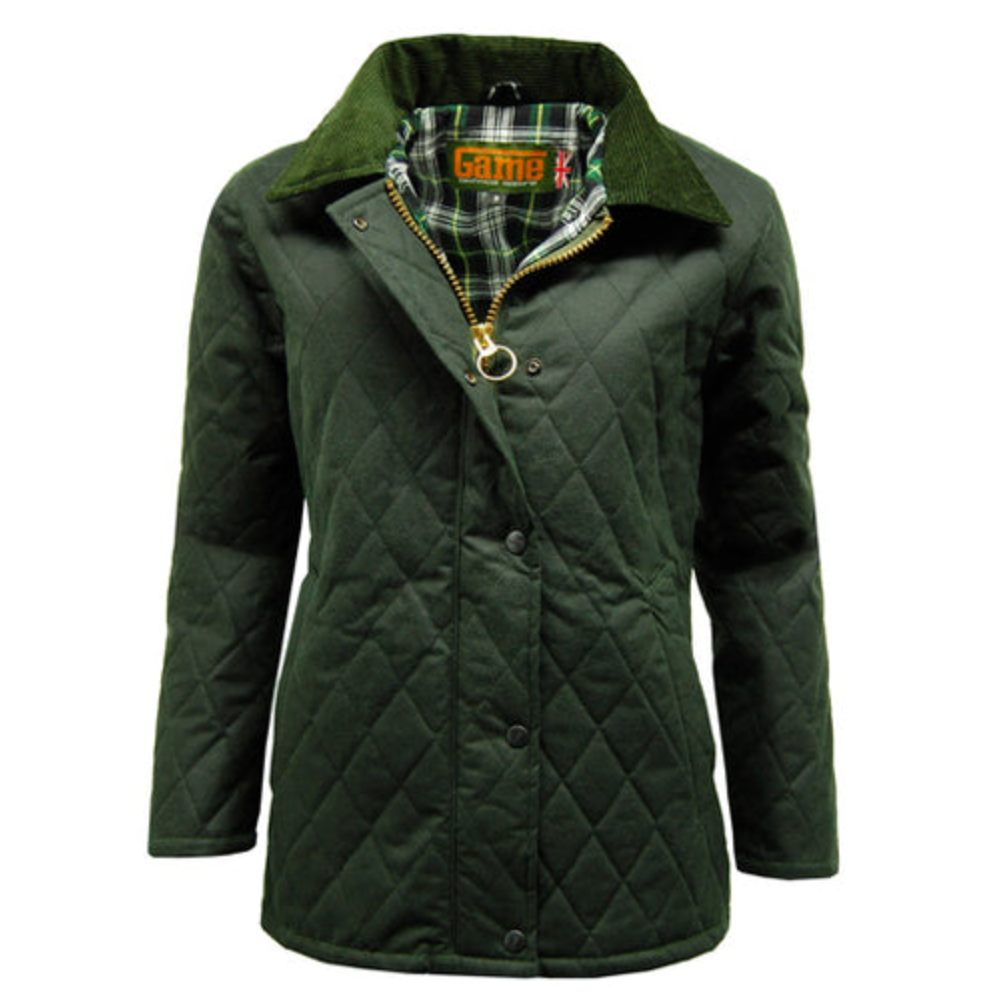 Game Zara Quilted Wax Jacket