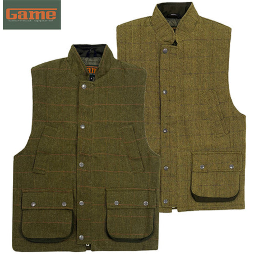 Men's Game Ascot Tweed Gilet