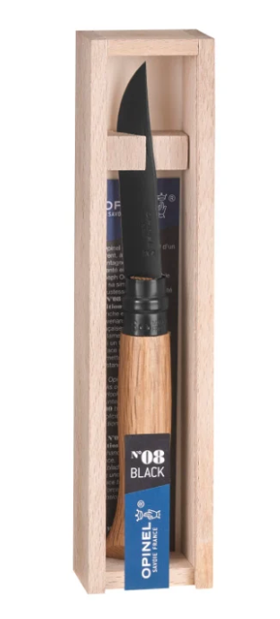 Opinel N°08 Black Oak Knife