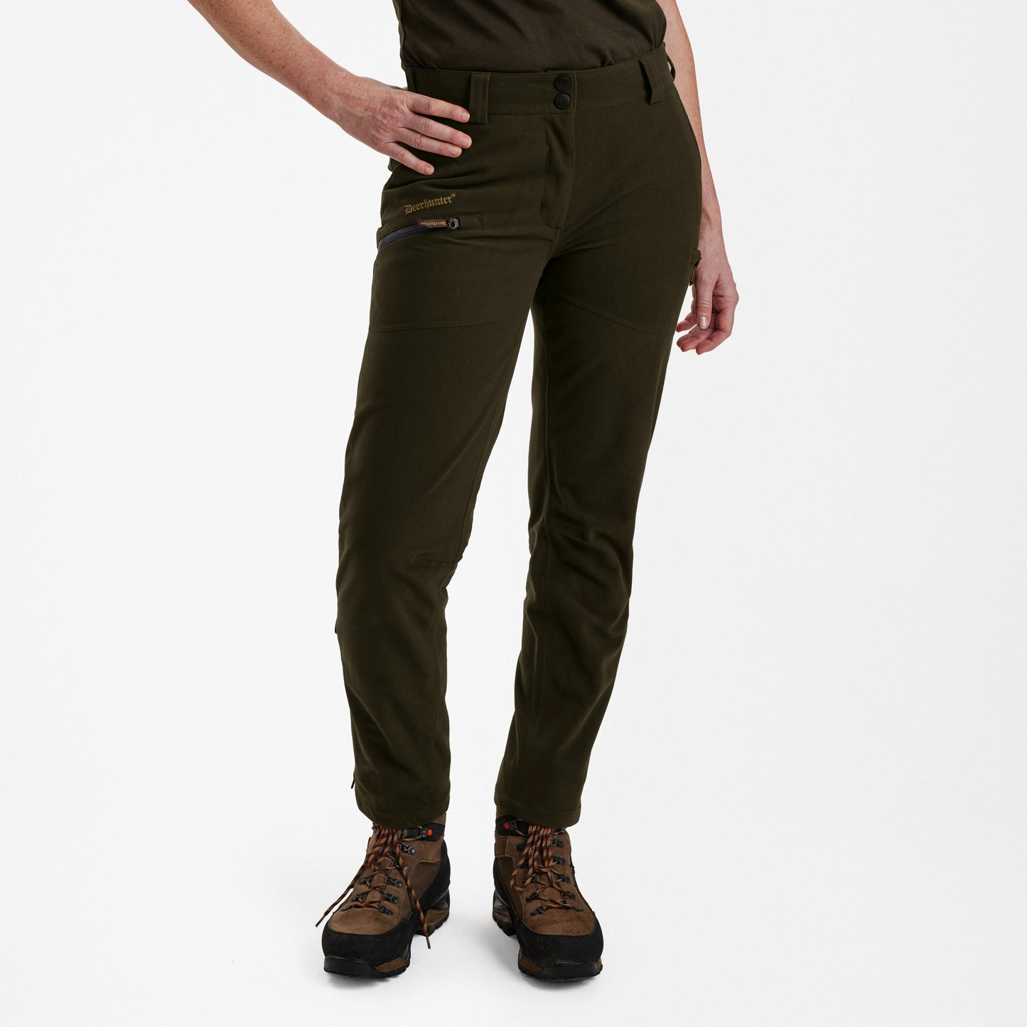 Deerhunter Lady Gabby Boot Trousers - Peat