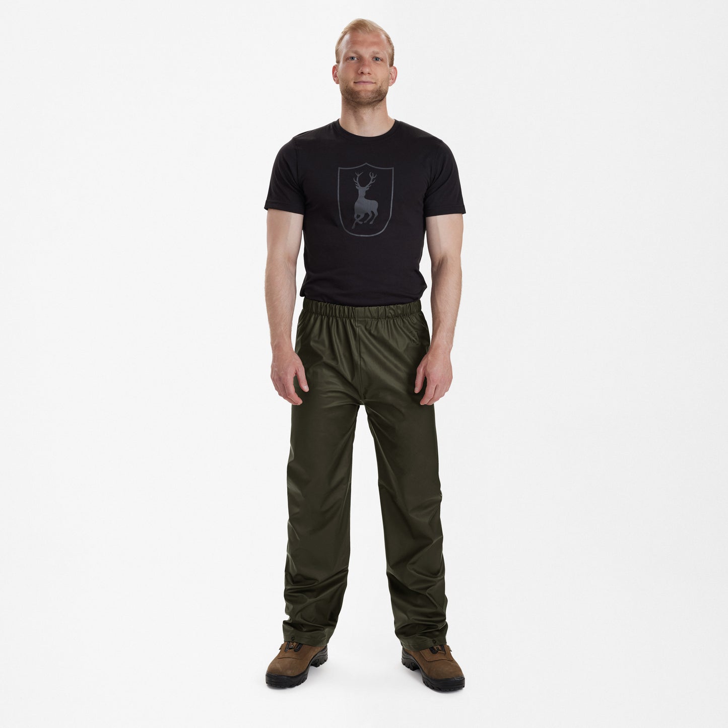 Deerhunter Hurricane Rain Trousers - Art Green