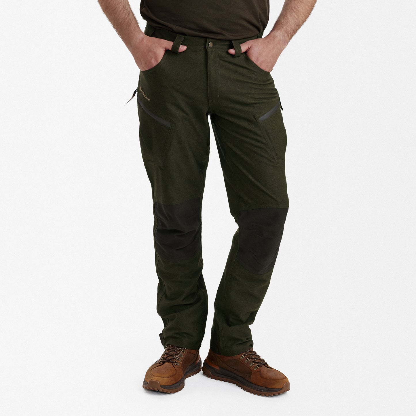 Deerhunter Chasse Trousers - Olive Night Melange