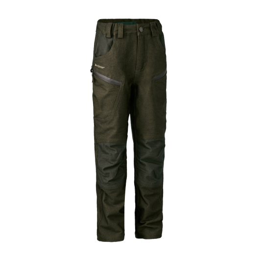 Deerhunter Youth Chasse Trousers - Olive Night Melange